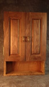 Small Cherry Wood Cabinet